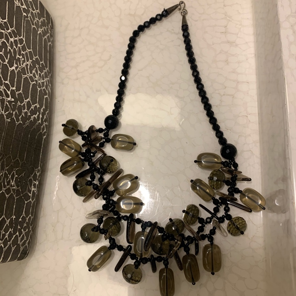 Smoky Quartz Vintage Necklace